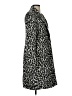 Maison Cinqcent Animal Print Black Coat Size S - photo 4