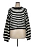Uncharted Threads Stripes Silver Pullover Sweater Size XL - photo 1