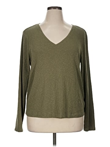 Marled Essentials Pullover Sweater (view 1)