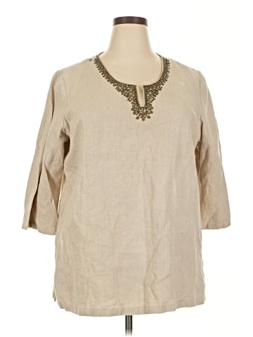 MICHAEL Michael Kors 3/4 Sleeve Blouse (view 1)