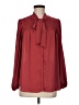 Bellatrix 100% Polyester Burgundy Long Sleeve Blouse Size M - photo 1