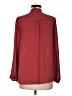 Bellatrix 100% Polyester Burgundy Long Sleeve Blouse Size M - photo 2