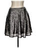 Double Zero Metallic Silver Formal Skirt Size L - photo 2