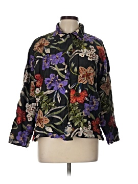 Chico's Design 3/4 Sleeve Silk Top