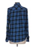Casa Cabana Plaid Blue Long Sleeve Button-Down Shirt Size L - photo 2