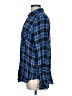 Casa Cabana Plaid Blue Long Sleeve Button-Down Shirt Size L - photo 5
