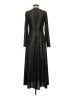 MSK Metallic Black Gold Casual Dress Size M - photo 2