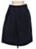 Lands' End Canvas 100% Cotton Solid Black Blue Formal Skirt Size 0 - photo 1