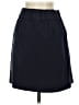 Lands' End Canvas 100% Cotton Solid Black Blue Formal Skirt Size 0 - photo 2