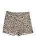INC International Concepts Animal Print Tan Shorts Size 12 - photo 1