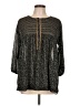 MNG Black 3/4 Sleeve Blouse Size L - photo 1