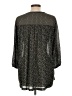 MNG Black 3/4 Sleeve Blouse Size L - photo 2