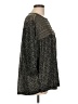 MNG Black 3/4 Sleeve Blouse Size L - photo 4