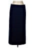 Ann Taylor LOFT Stripes Blue Formal Skirt Size L - photo 1