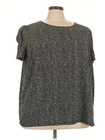 LC Lauren Conrad Short Sleeve Blouse (view 1)