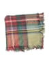 Unbranded Plaid Green Tan Scarf One size - photo 2