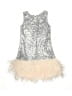 Zoe Ltd Silver Dress Size 12 - photo 1