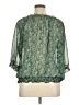 Variations Green 3/4 Sleeve Blouse Size XL - photo 2