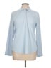 PETER MILLAR Blue Long Sleeve Blouse Size L - photo 1