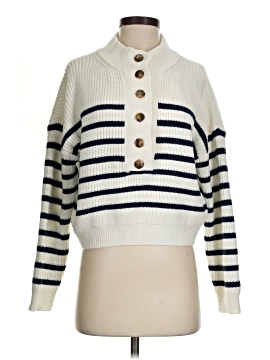 Aqua Pullover Sweater (view 1)