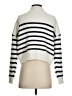 Aqua Stripes Ivory Pullover Sweater Size XXS - photo 2