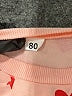 Unbranded Hearts Pink Sweatshirt Size 80 cm / US 12-18 MO - photo 3