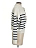 Aqua Stripes Ivory Pullover Sweater Size XXS - photo 4