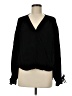 ALLSAINTS Black Long Sleeve Blouse Size M - photo 1