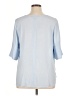 ELOQUII 100% Polyester Blue Short Sleeve Blouse Size 16 Plus - photo 2
