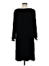 Paraphrase Solid Black Casual Dress Size M - photo 2