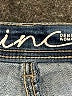 Inc Denim Solid Blue Jeans Size 16 - photo 4