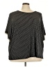 Rafaella Black Short Sleeve Top Size 3X - photo 1