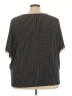 Rafaella Black Short Sleeve Top Size 3X - photo 2
