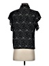 Unbranded 100% Polyester Stars Black Short Sleeve Blouse Size S - photo 2
