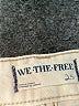 We the Free Ivory Jeans Size 25 waist - photo 7