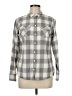 Eddie Bauer 100% Cotton Plaid Gray Long Sleeve Button-Down Shirt Size M - photo 1