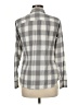 Eddie Bauer 100% Cotton Plaid Gray Long Sleeve Button-Down Shirt Size M - photo 2