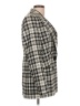 Alexander Wang 100% Wool Plaid Ivory Black Wool Blazer Size 10 - photo 4
