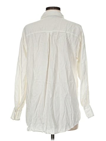 Banana Republic Factory Store Long Sleeve Button-Down Shirt (view 2)