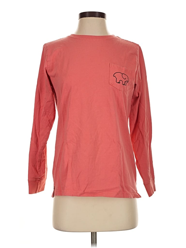Pre-owned Ivory Ella Long Sleeve T-shirt In Pink