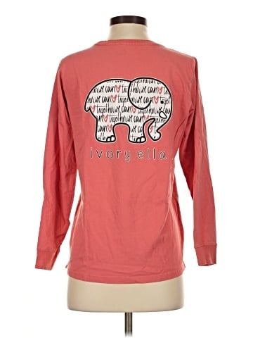 Ivory Ella Long Sleeve T-Shirt (view 2)