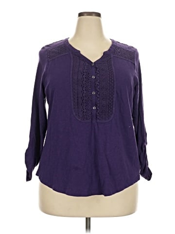 SONOMA life + style 3/4 Sleeve Blouse (view 1)