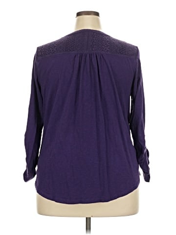 SONOMA life + style 3/4 Sleeve Blouse (view 2)