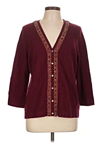 Isaac Mizrahi LIVE! Cashmere Cardigan (view 1)