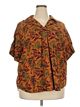 Duluth Trading Co. Short Sleeve Blouse