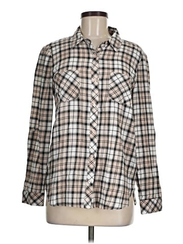 Soft Joie Long Sleeve Button-Down Shirt (view 1)