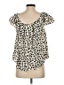 Maeve 100% Rayon Ivory Short Sleeve Blouse Size S - photo 2