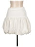 Unbranded 100% Polyester Solid Ivory Casual Skirt Size L - photo 1
