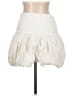 Unbranded 100% Polyester Solid Ivory Casual Skirt Size L - photo 2