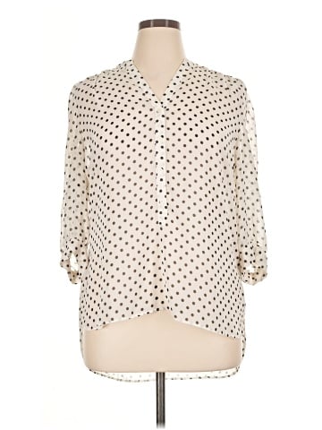 LC Lauren Conrad 3/4 Sleeve Blouse (view 1)